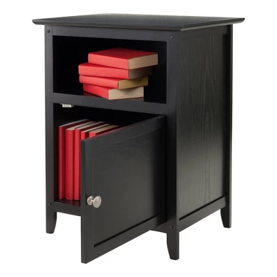 End Table - Black - Winsome 3 End Table - Black - Winsome