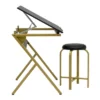 2pc Stellar Drawing Table With 36" Adjustable Top With Stool Set Black/Gold - Studio Designs -Furniture Shop GUEST f35fb968 840c 452c 80ef 395c5ef2c22a