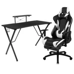 Flash Furniture Gaming Desk And Footrest Reclining Gaming Chair Set With Cup Holder, Headphone Hook, And Monitor/Smartphone Stand 26 Flash Furniture Gaming Desk And Footrest Reclining Gaming Chair Set With Cup Holder, Headphone Hook, And Monitor/Smartphone Stand -Furniture Shop GUEST f49a3922 8a3e 4b16 9cb8 60293e160b7c