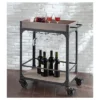 Franklin Bar Cart And Wine Rack Weathered Gray - Threshold™ -Furniture Shop GUEST f56f95ed 7805 4e5d b69d 257b823aaa93