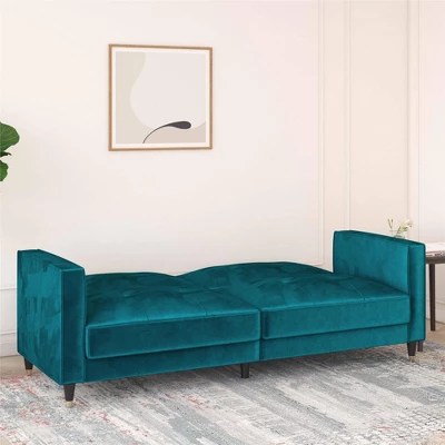 Eliza Pin Tufted Futon - Room & Joy 5 Eliza Pin Tufted Futon - Room & Joy - Image 3