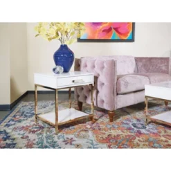 Alios Side Table Gold - OSP Home Furnishings -Furniture Shop GUEST f86d1f63 aa73 46f9 8123 25c5bb5f31b6