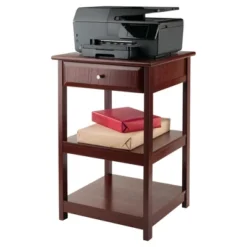 30.71" Delta Printer Stand Walnut - Winsome -Furniture Shop GUEST f86d5f18 36e2 4986 aebb 4ccd1cccf503