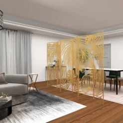 Glam Metal Palms Room Divider Screen Gold - Olivia & May -Furniture Shop GUEST f8cde963 cb29 4c17 a37a 60fbbfe0896e