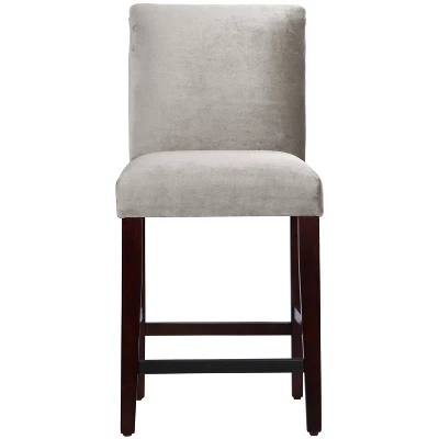 25" Velvet Parsons Counter Height Barstool Wood - Threshold™ 13 25" Velvet Parsons Counter Height Barstool Wood - Threshold™ - Image 11