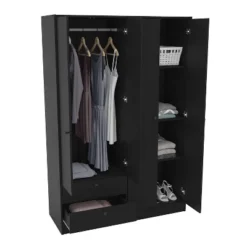 Denmark 4 Door 2 Drawer Wardrobe - Polifurniture -Furniture Shop GUEST fa3ae7b2 4340 454a 9c26 1caca7518b02