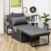 HOMCOM Ottoman Sofa Bed, 4-in-1 Multi-Function Folding Sleeper Chair Bed With Adjustable Backrest, Pillow, Side Pocket 2 HOMCOM Ottoman Sofa Bed, 4-in-1 Multi-Function Folding Sleeper Chair Bed With Adjustable Backrest, Pillow, Side Pocket -Furniture Shop GUEST fa8363d9 405d 420d a699 9236b6a34ca7