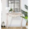 LuxenHome Vintage Off White Wood Console And Entry Table -Furniture Shop GUEST faca21b4 c03e 4088 b34b f0e417a47656