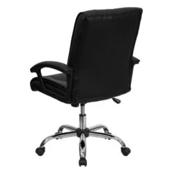 Flash Furniture Mid-Back Black LeatherSoft Swivel Manager's Office Chair With Arms -Furniture Shop GUEST fb3aac87 11d7 44a5 a3c0 6ca5bda0d555