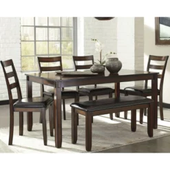Coviar Dining Table Set Brown - Signature Design By Ashley
