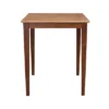 Solid Wood Top Table With Shaker Legs Cinnamon/Brown - International Concepts -Furniture Shop GUEST fe9bf97d 447c 4017 8e65 92f19fd2cce8